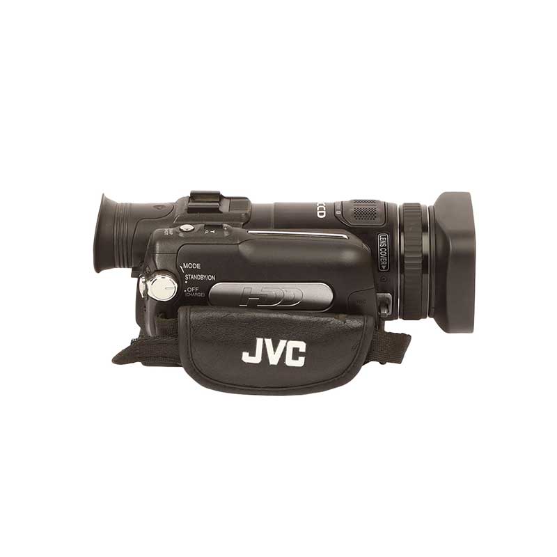 Vintage JVC HD7U camcorder side, Signature Collection rental